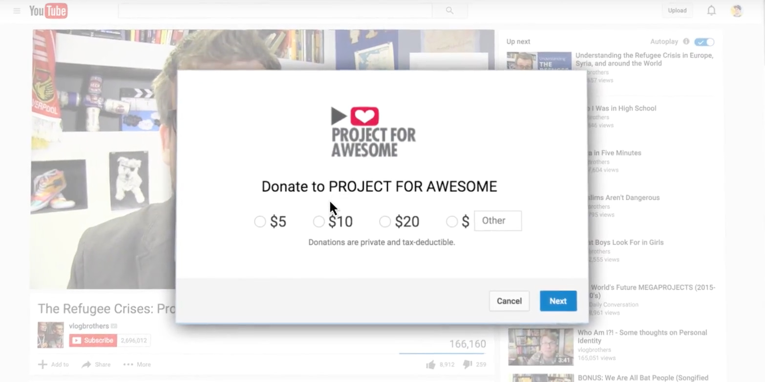 donation-cards youtube