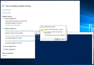 Windows Updates 