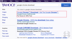 Searching-for-Google-Chrome-Download-on-Yahoo
