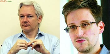 Edward Snowden Julian Assange