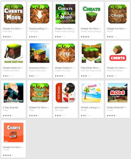 Κακόβουλα Minecraft apps στο Google Play