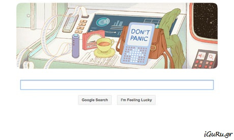 Douglas Adams Google doodle