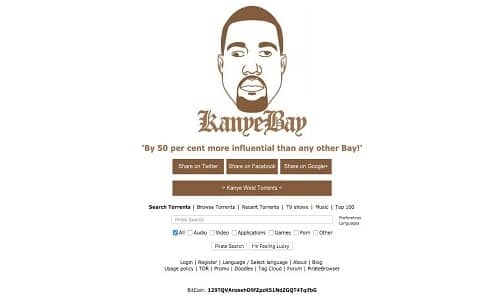 Kanye Bay: O Kanye West τώρα έχει τον δικό του Pirate Bay Proxy