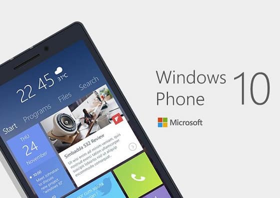 Microsoft Windows 10 phone