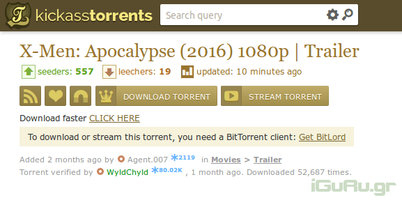 kickassTorrents Torrents Time