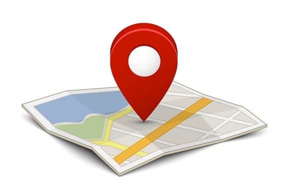 Map pin τοποθεσία