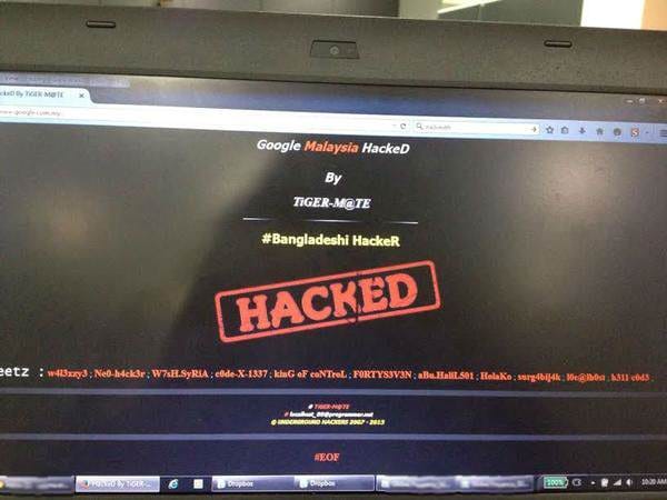 Google Malaysia Hacked!
