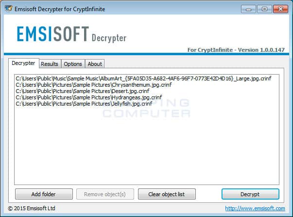 decrypt cryptinfinite DecryptorMax
