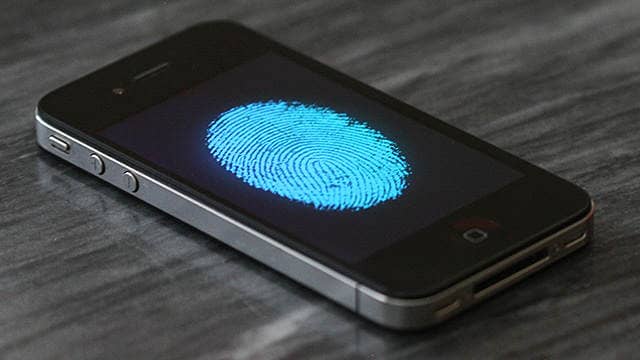 iPhone fingerprint scanner