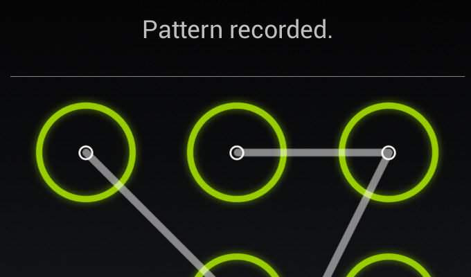 pattern-lock android