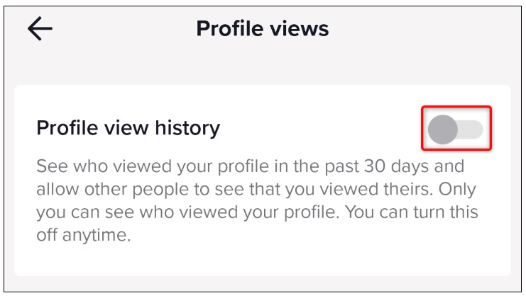 tiktok profile views