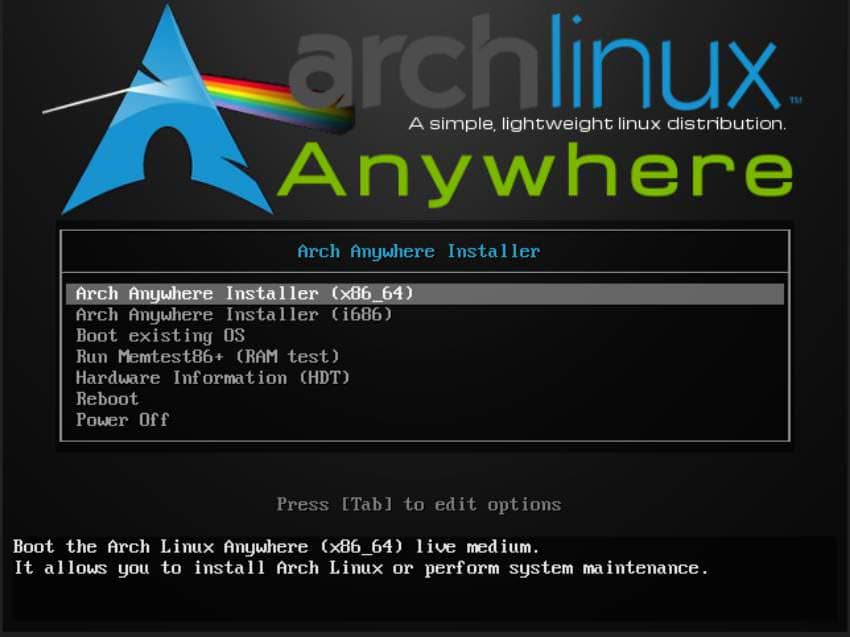 Arch Anywhere
