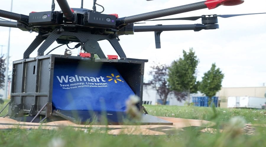 Walmart drones delivery