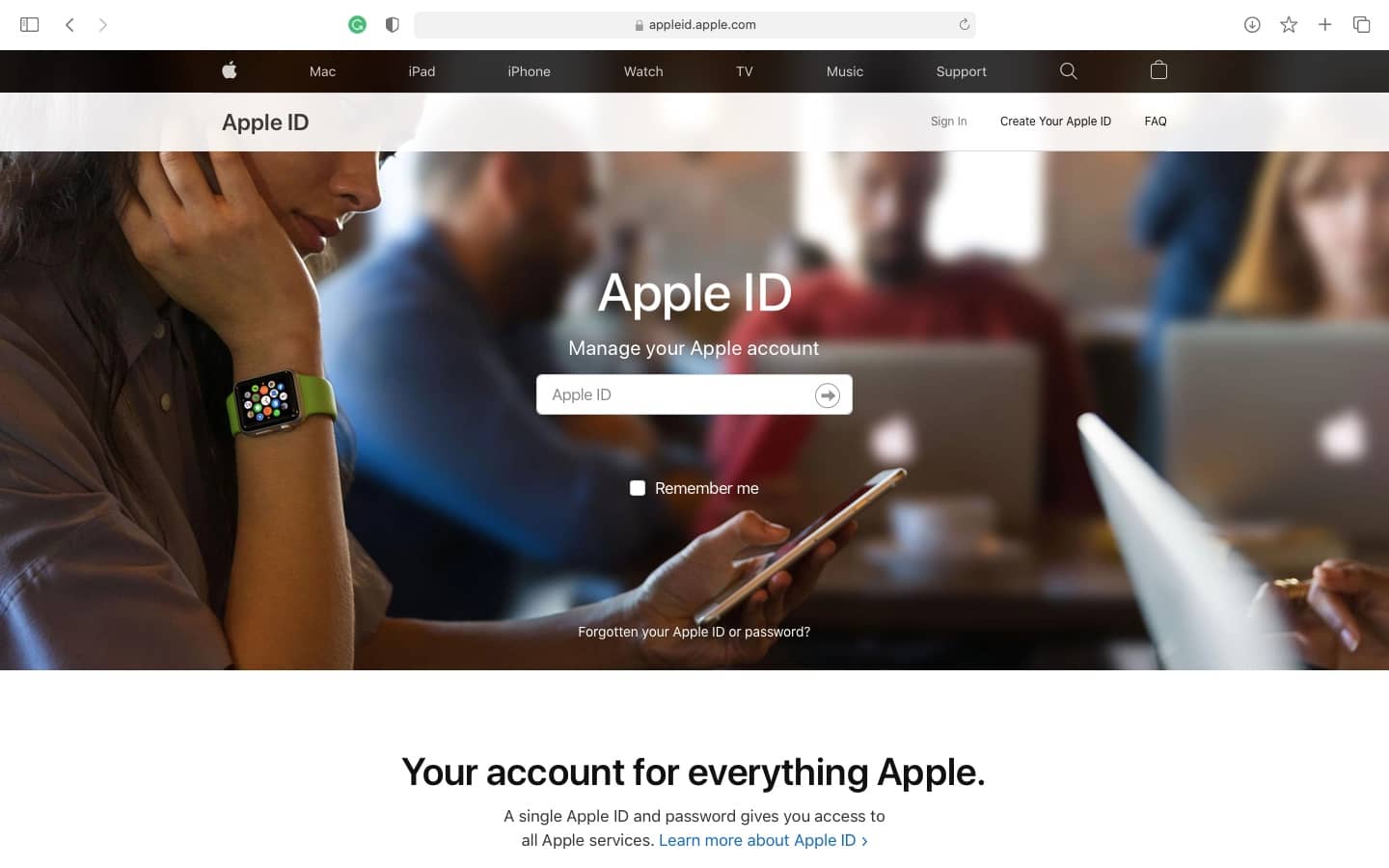 Apple ID setup