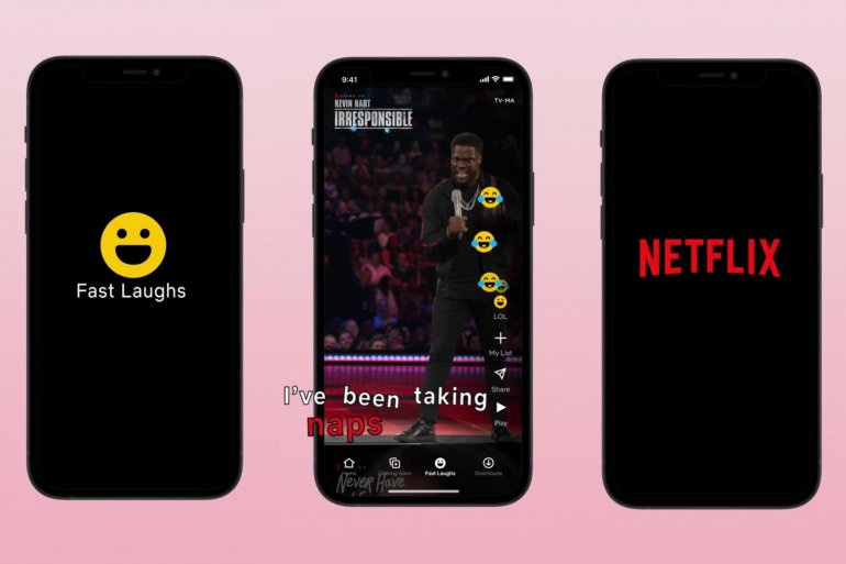 Netflix: Η λειτουργία "Fast Laughs" παρέχει feed με βίντεο τύπου TikTok!