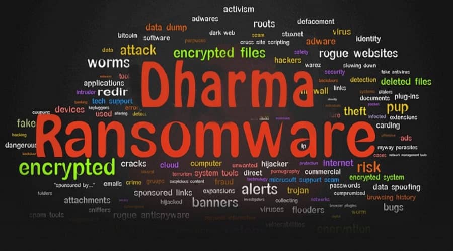 Dharma ransomware hacking forums