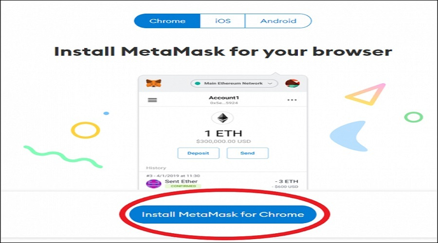 MetaMask Chrome browser
