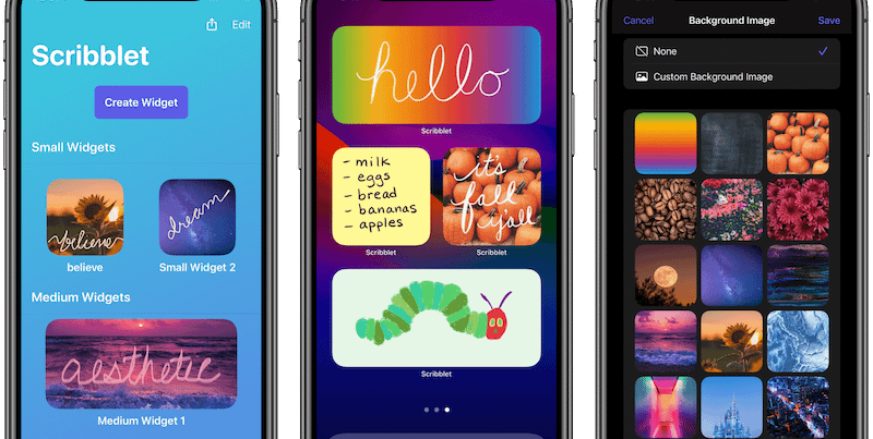 Scribblet: Δημιουργείστε εύκολα widget iOS 14 με το PencilKit