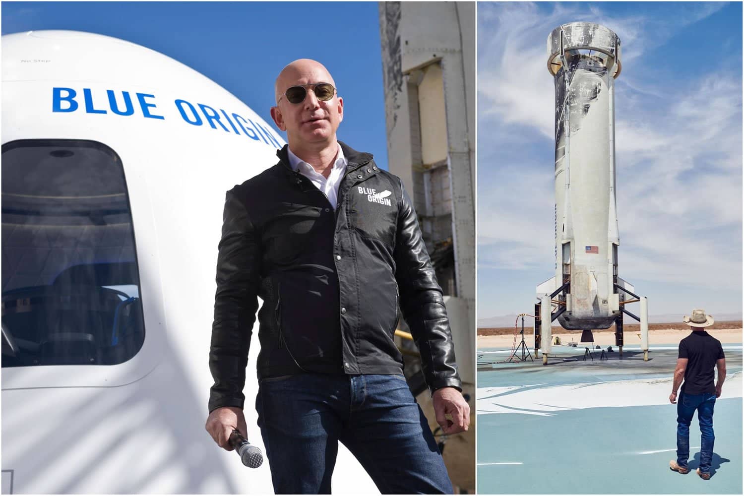 Jeff Bezos Υπογραφές ταξίδι διάστημα