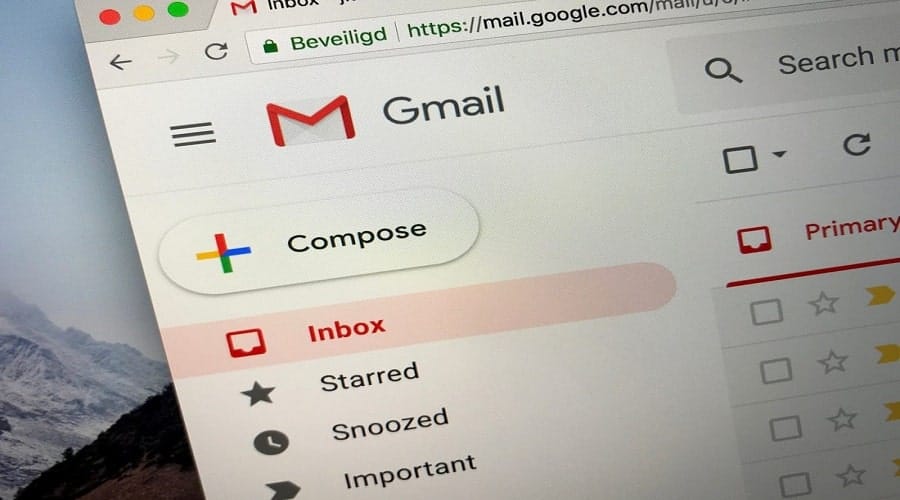 λήψη email από Gmail