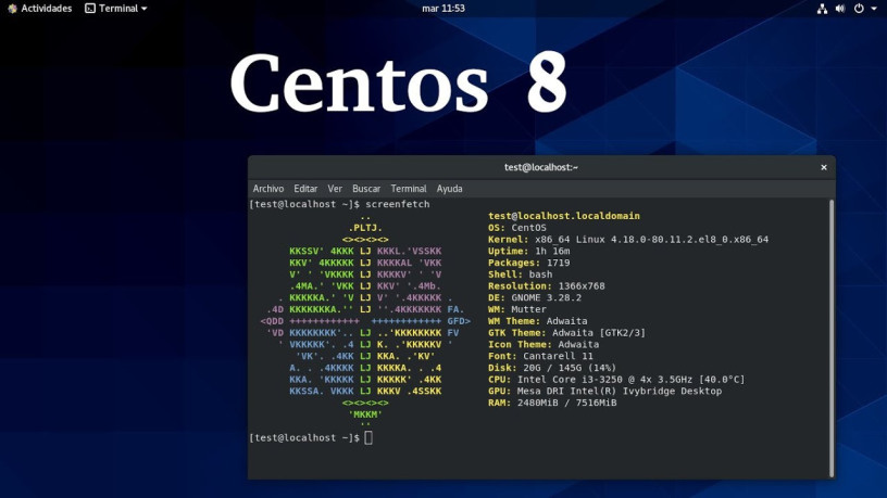 CentOS Linux 8
