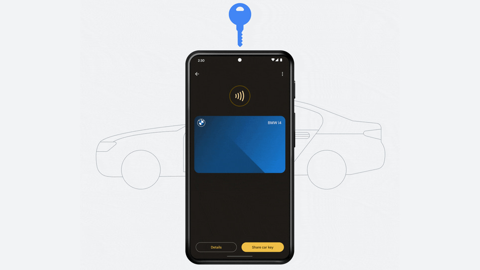Google: Φέρνει το share των digital car keys στο Wallet