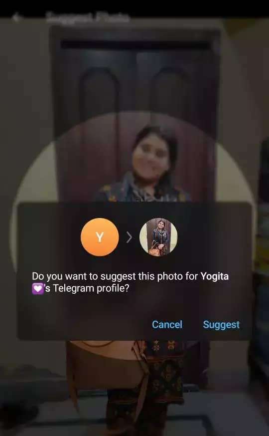 Πώς να προτείνετε μια profile photo στο Telegram;