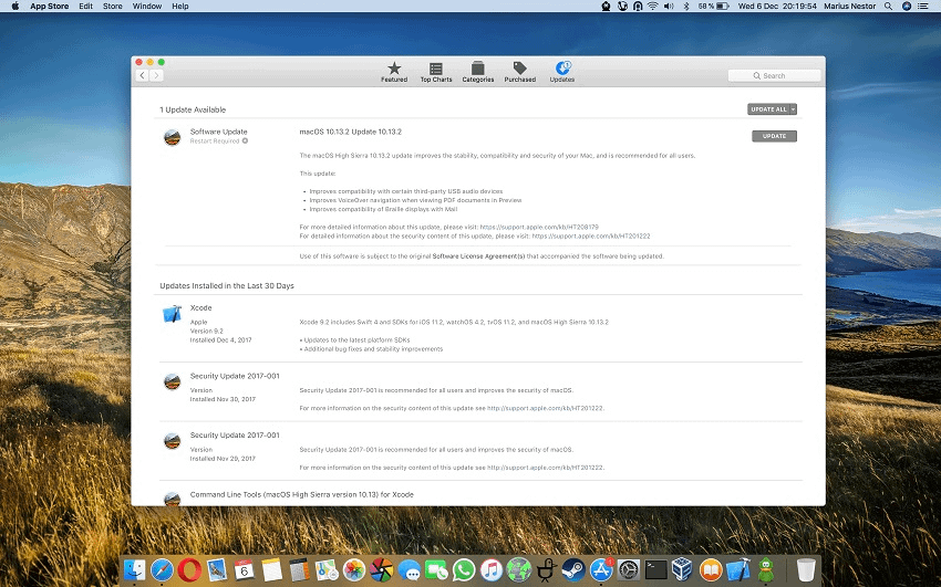  MacOS High Sierra 10.13.2