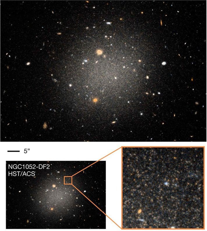 Hubble NASA - γαλαξίες χωρίς σκοτεινή ύλη