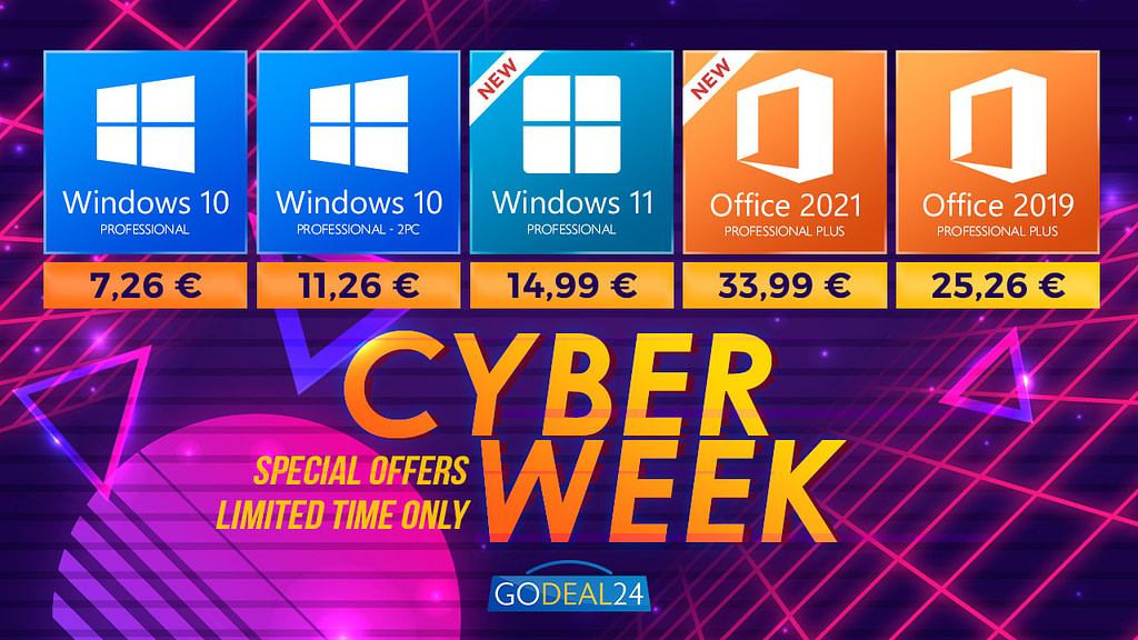 Cyber Monday 2021: Windows 10 Pro με μόλις 7€ και Windows 11 deals! Cyber Week 2021