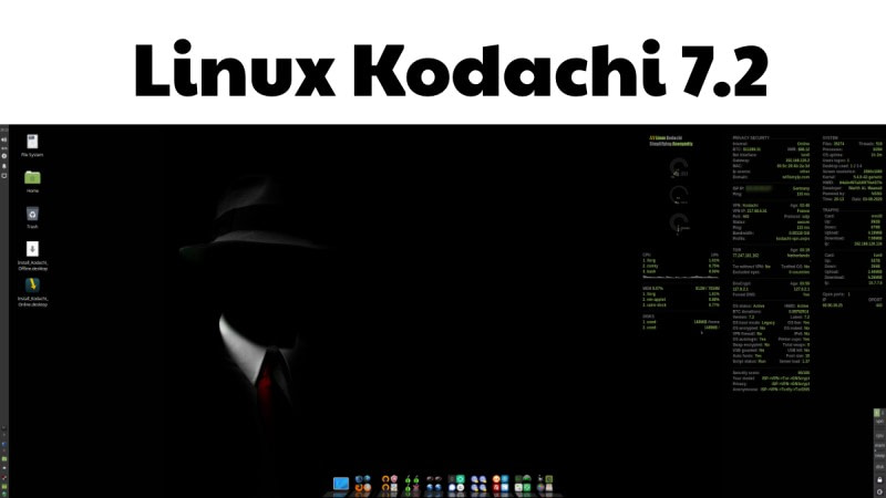 Linux Kodachi 7.2: Κυκλοφόρησε με ενημερώσεις στην ασφάλεια 
