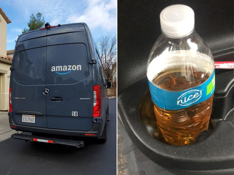 Amazon: Ομολογεί ότι οι οδηγοί της αναγκάζονται να ουρούν σε μπουκάλια